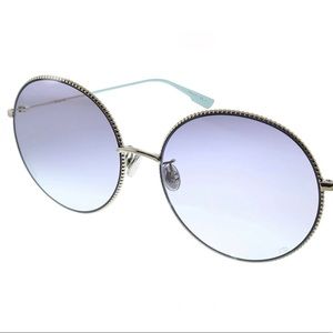 Dior Violet Gradient Ar Round Ladies Sunglasses DIORSOCIETY2F 3YG/SO 60